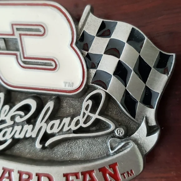 Vintage 1997 Dale Earnhardt Pewter Belt Buckle - Picture 10 of 13